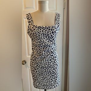 Cheetah Print Body-con Dress